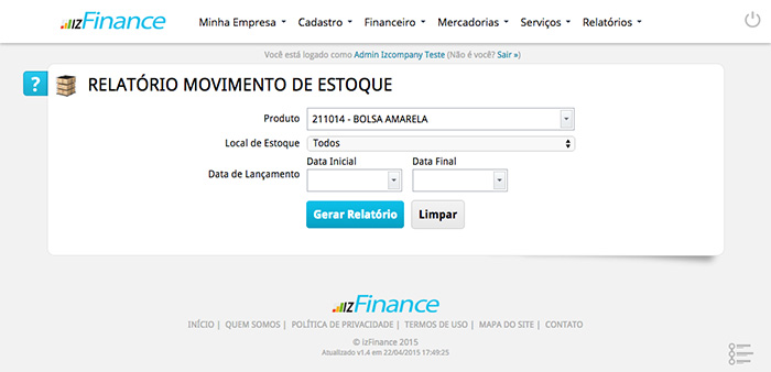 Tela de Lotes e Estoque - Imagem 3